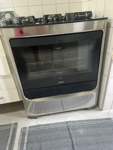 Fogão Inox Consul FS 5B MV -5 bocas - Ótimo Estado