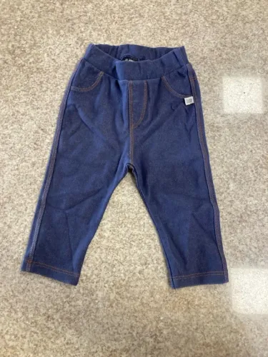 Calça Jeans Infantil Azul com Detalhes em Costura