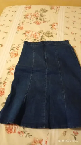 Saia jeans 