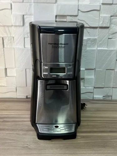Cafeteira Hamilton Beach BrewStation Preta inox 
