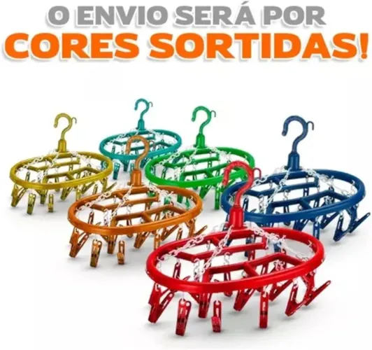 Varal ideal para Roupas Íntimas 3 unidades 