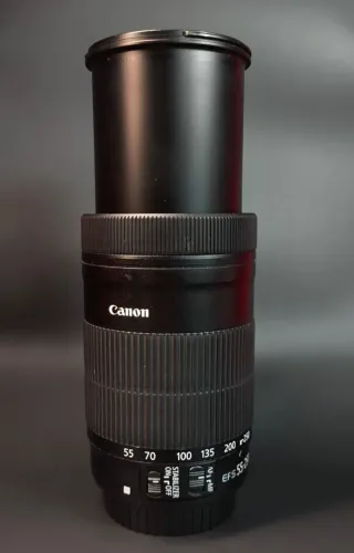 Lente Canon 55 250 STM 