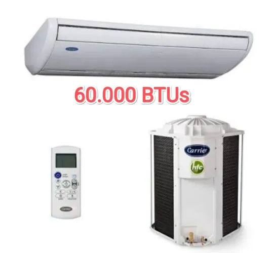 Ar Split Piso Teto Carrier 60000 BTUs + Novo + Nota + Garantia+ Cartão 12x!!