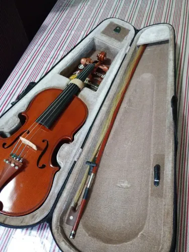 Violino Eagle 4/4 modelo VE441 com Case e espaleira 