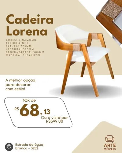  Cadeira Lorena