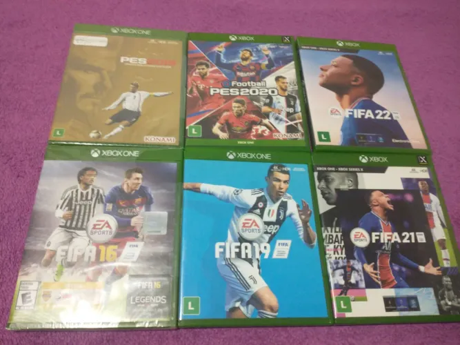 Coleção de Jogos FIFA e PES para Xbox One Series X Original 