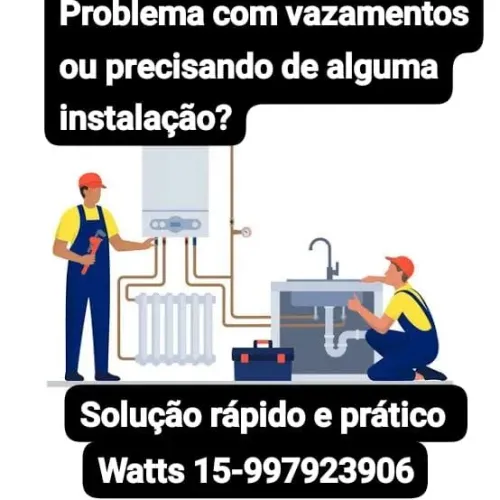 Encanador profissional 