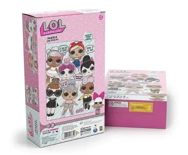 LOL - Quebra Cabeça Puzzle 200 Peças Grow