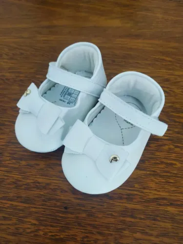 Sapatinho Infantil Branco - Tamanho 15