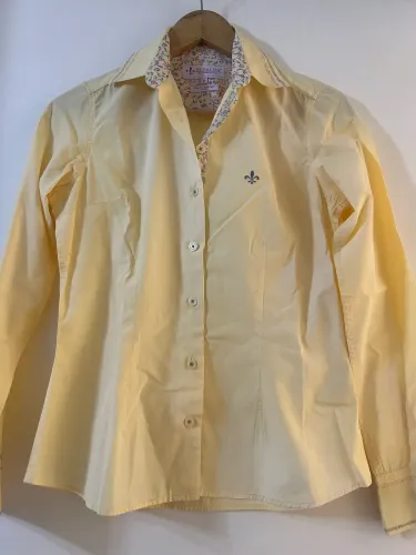 Camisa social Dudalina amarela