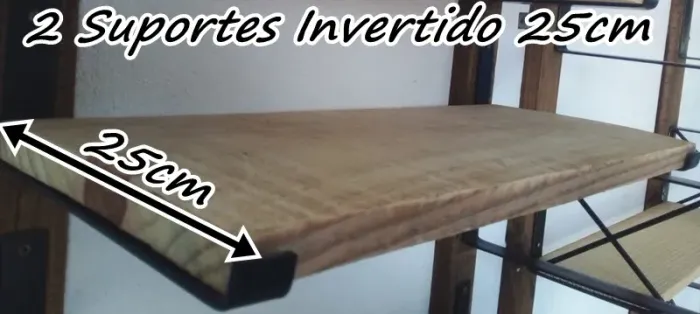 2 Mãos Francesas Tipo Invertida 25cm