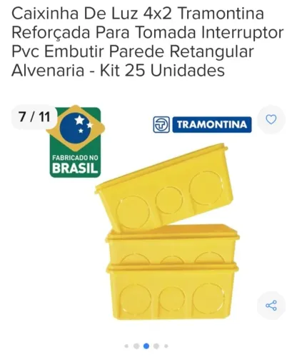 Caixinha pra tomada