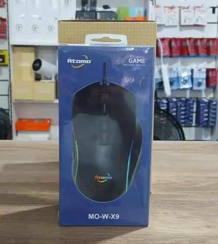 Mouse Gamer com Fio Átomo NOVO