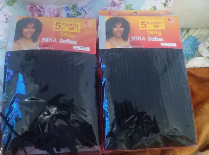 2 pacotes Mega pack de cabelo Nina Softex