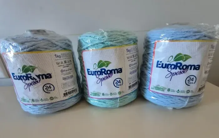 Kit Com 3 Barbantes Euroroma Spesso 24 Fios