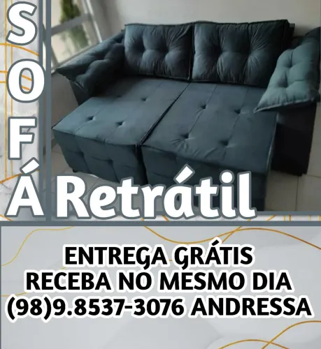Sofá retrátil com entrega grátis aproveite a oferta corre 