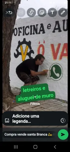 Letreiros e grafite
