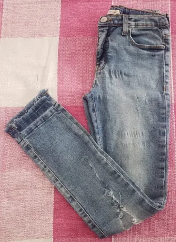 Calça jeans slim - infantil