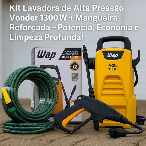 Kit limpeza lavadora wap 1800w +Mangueira 20m Reforçada novos na caixa!!!