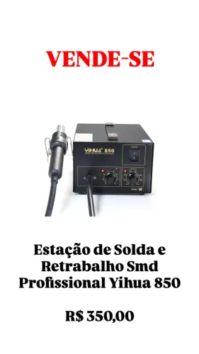 vendo Estação de retrabalho de ar quente wp 850