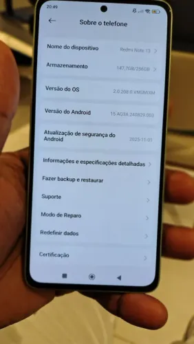Vendo Xiaomi Redmi note 13 4G, 256gb e 8 de ram em perfeito estado!!