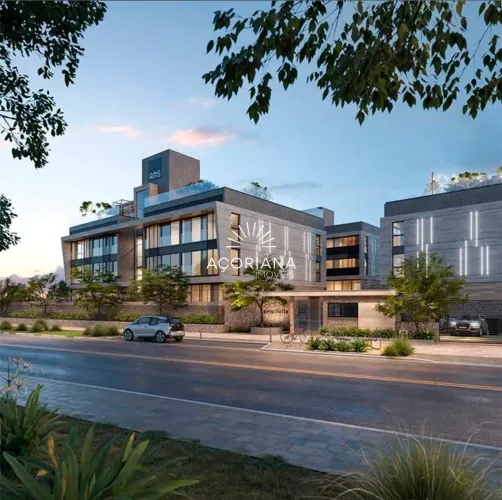 Duplex 98,05m² no Novo Campeche, 2 dormitórios, 2 vagas e rooftop com vista mar