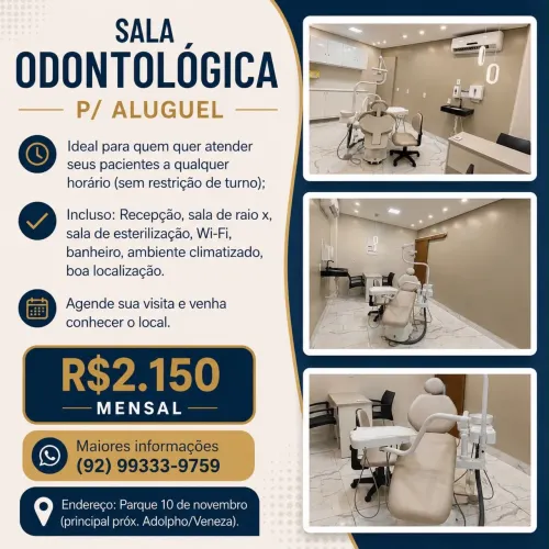 Alugo consultório/sala odontológica mensal 