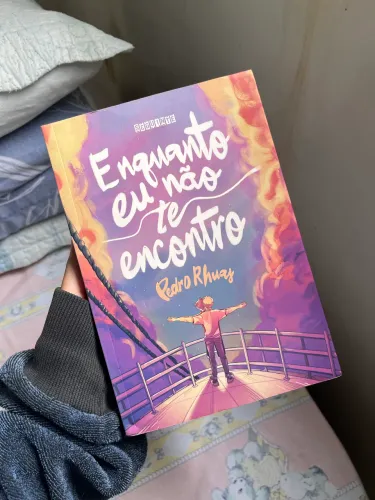 Livro - Enquanto eu não te encontro. 