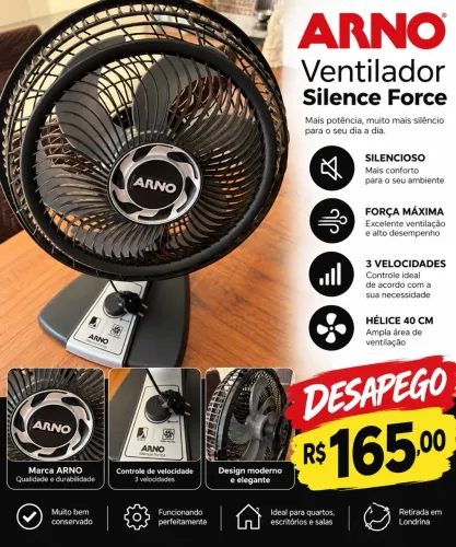 DESAPEGO | VENTILADOR ARNO SILENCE FORCE