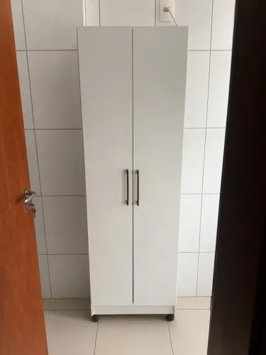 Armário mdf cinza claro