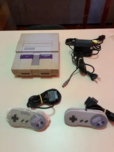 Kit super nintendo original. snes completo