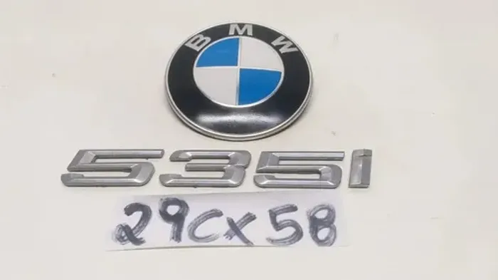 Emblema Letreiro Tampa Traseira Bmw 535i 2010