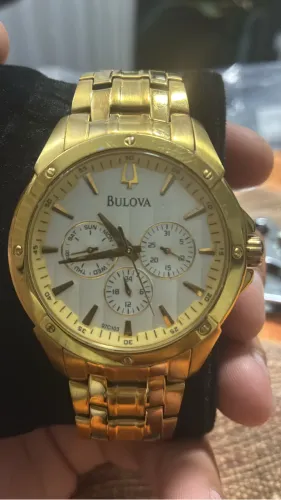 RELÓGIO BULOVA DOURADO 97C103 - USADO - NF