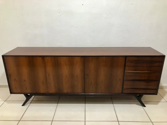 Entregamos Grátis Belíssimo Buffer Desing em Jacarandá