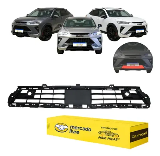 Grade Inferior Haval H6 Gt 2023 2024 2025 2026 Preto Preto