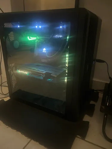 Pc gamer i9 32gb de ram - 512ssd e 1T de hd + 128nvme - placa de video saphire nitro 8gb