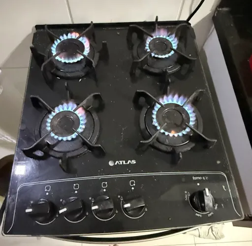 Vendo fogão tampa de vidro