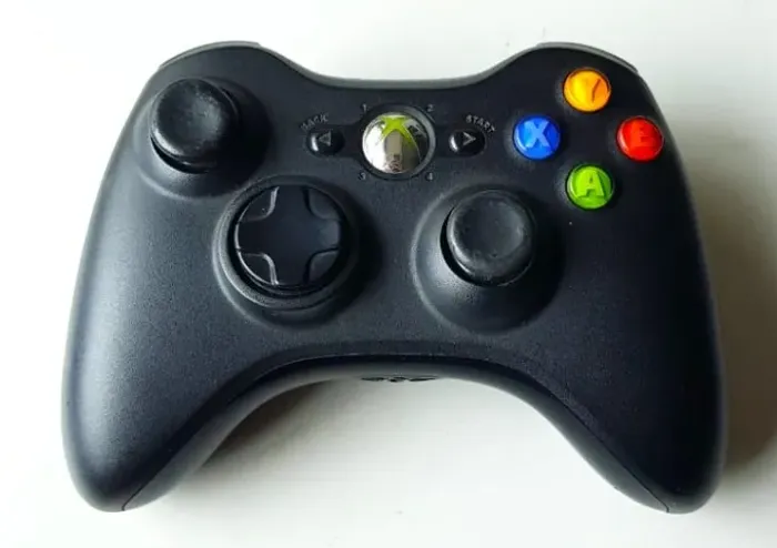 Controle Joystick Xbox 360 - Original - Usado - Funcionando (Falta 1 Contato da Pilha)