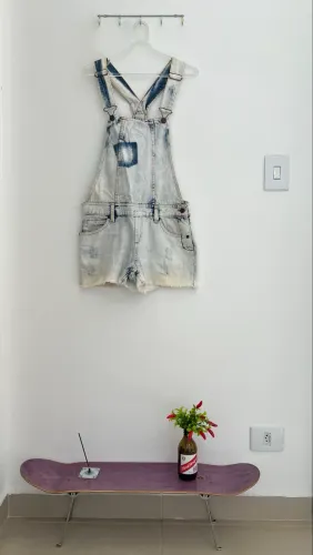 Jardineira Jeans