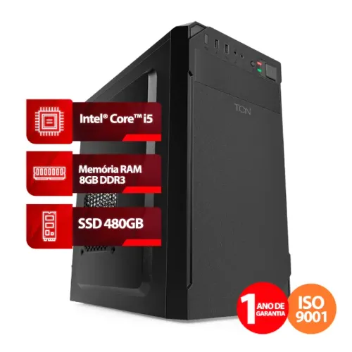 Computador Intel® Core? I5 4° geração RAM 8GB, SSD 480GB, Linux