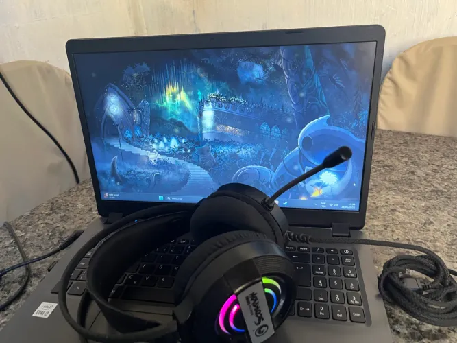 KIT GAMER COMPLETO NOTEBOOK + PERIFÉRICOS