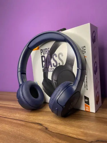 Fone de ouvido jbl Bass tune510 azul