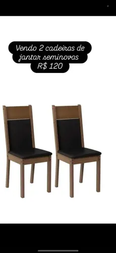 2 cadeiras seminovas