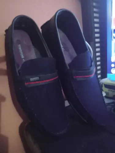 Sapato masculino Tratos Mocassim n43 azul escuro