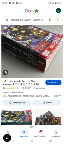 Coleção homem de ferro do 1 ao 17