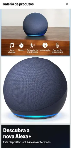 Alexa Echo azul 5ª geração