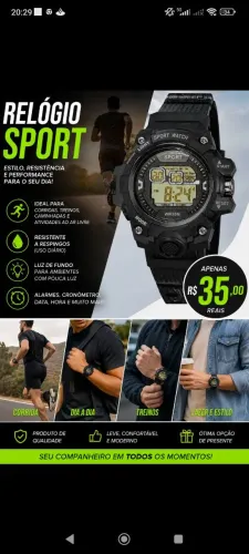 Relógios Sport (Oferta)
