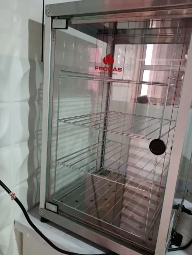 Estufa vertical elétrica inox Progás 4 divisões Pr 640 220V. Por 500,00