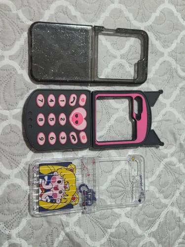 Lote 3 Capinhas Samsung Galaxy Z Flip 5 - Estilosas e Conservadas