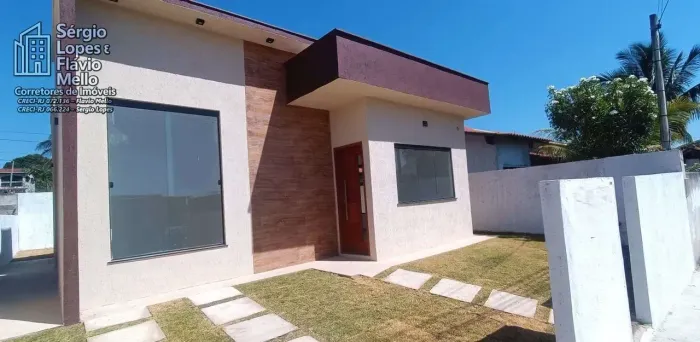 ITABORAÍ - Casa ALTO PADRÃO 2 quartos 1 Suíte em MANILHA !! Financiada Cod(897IV)